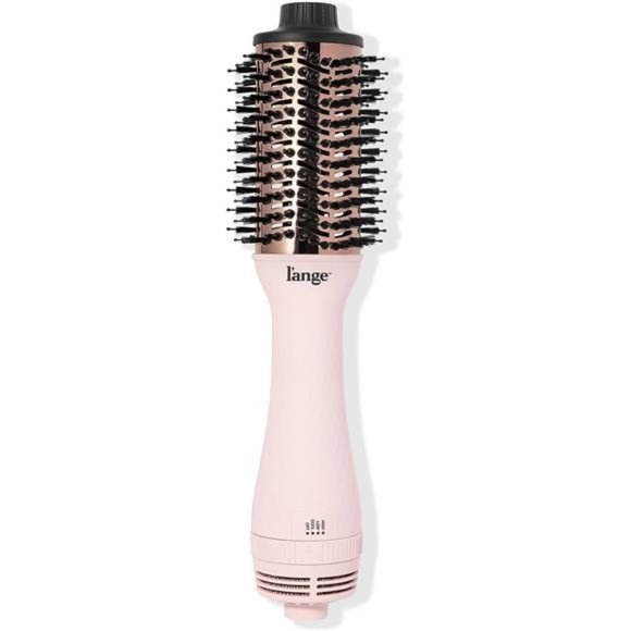 L'ANGE HAIR Le Volume 2-in-1 Titanium Brush Dryer Blush,60MM Hot Air Blow Dryer - Picture 1 of 6